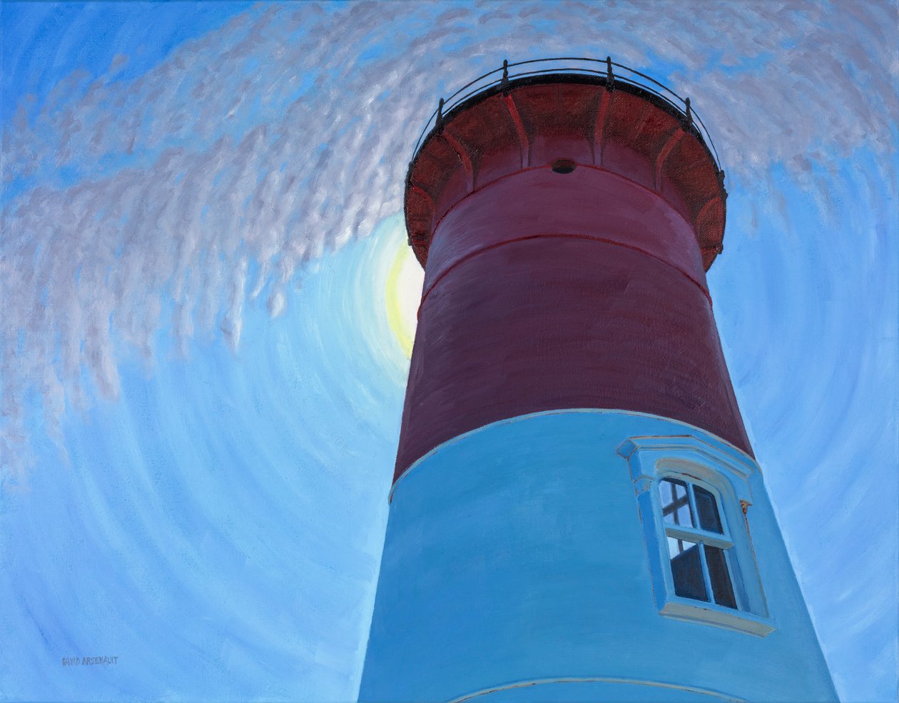 Ver a Luz, 2017 (óleo sobre tela) de David Arsenault