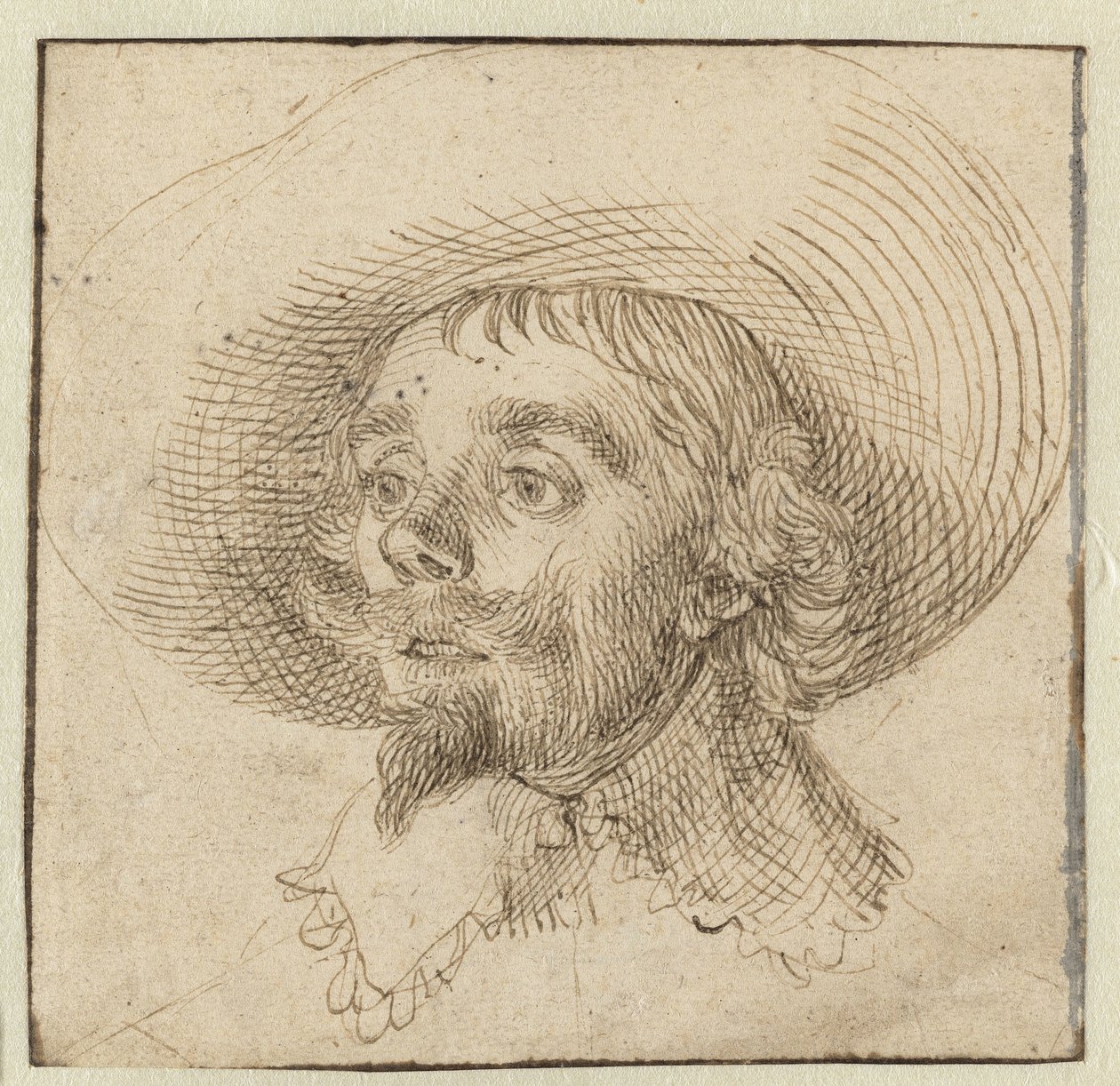 Retrato de Hendrick Cornelisz Vroom (?) de David Bailly (attributed to)