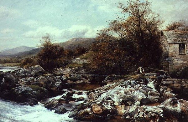 A Mill, País de Gales do Norte de David Bates
