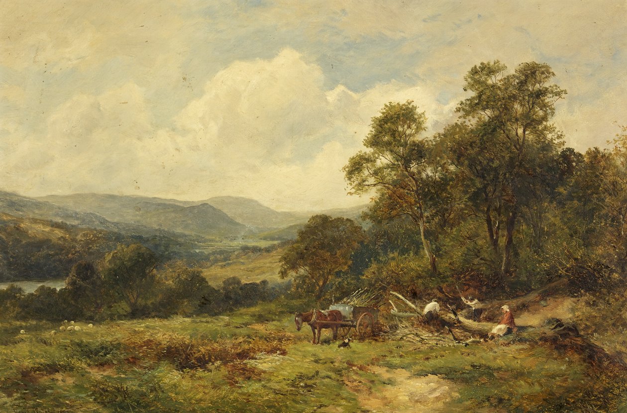 Acima do Monte Rydal, Ambleside de David Bates