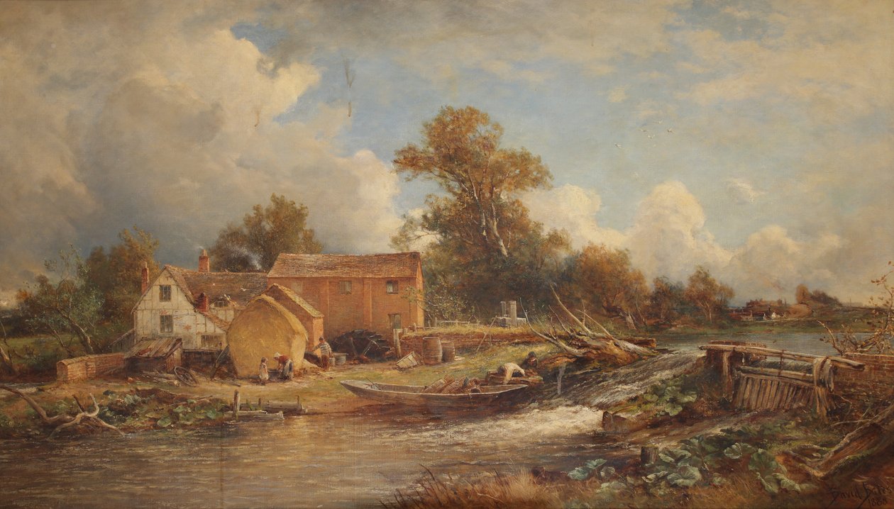 Forge Mill, Rio domado, 1888 de David Bates