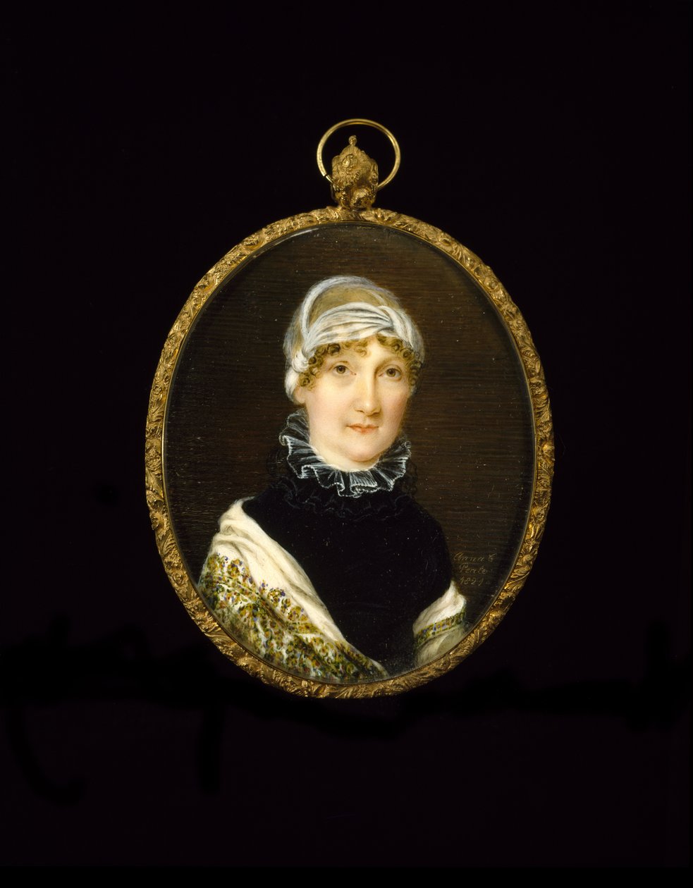 Retrato da Sra. Jonathan Bates de David Claypoole Johnston