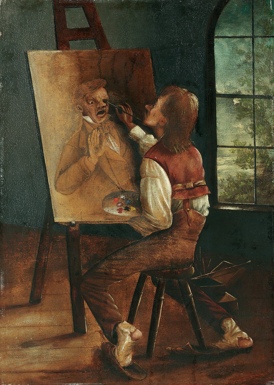 Auto-retrato de David Claypoole Johnston