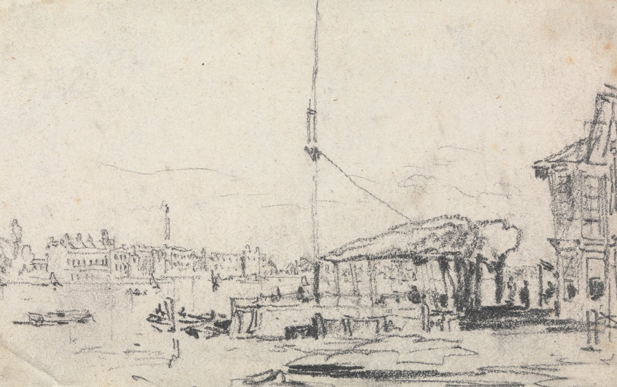 Uma Vista do Escalda de David Cox