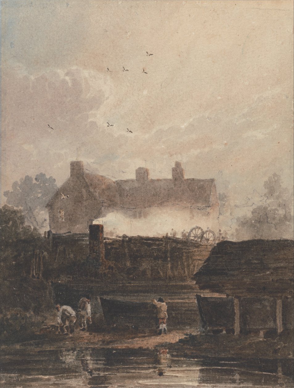 Construção de barcos - Estaleiro de Birmingham de David Cox