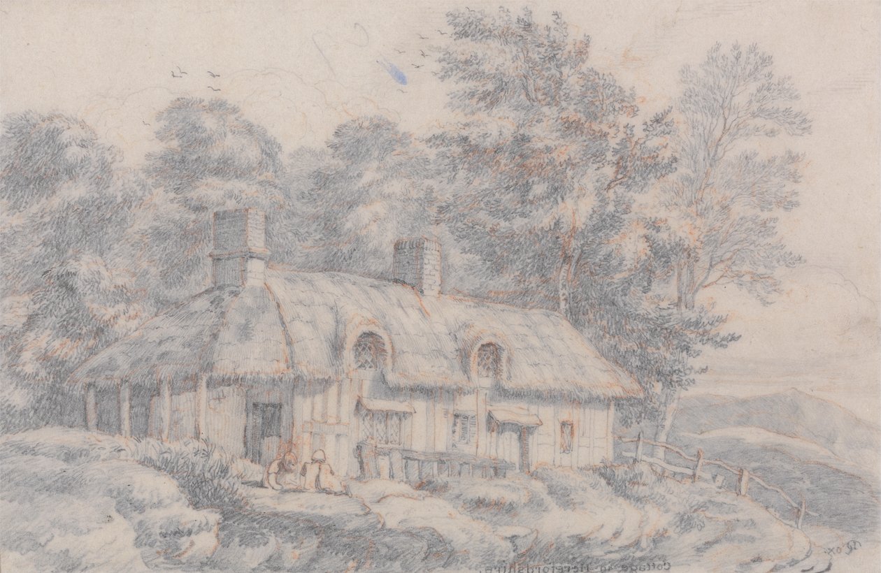 Casa de campo em Herefordshire de David Cox