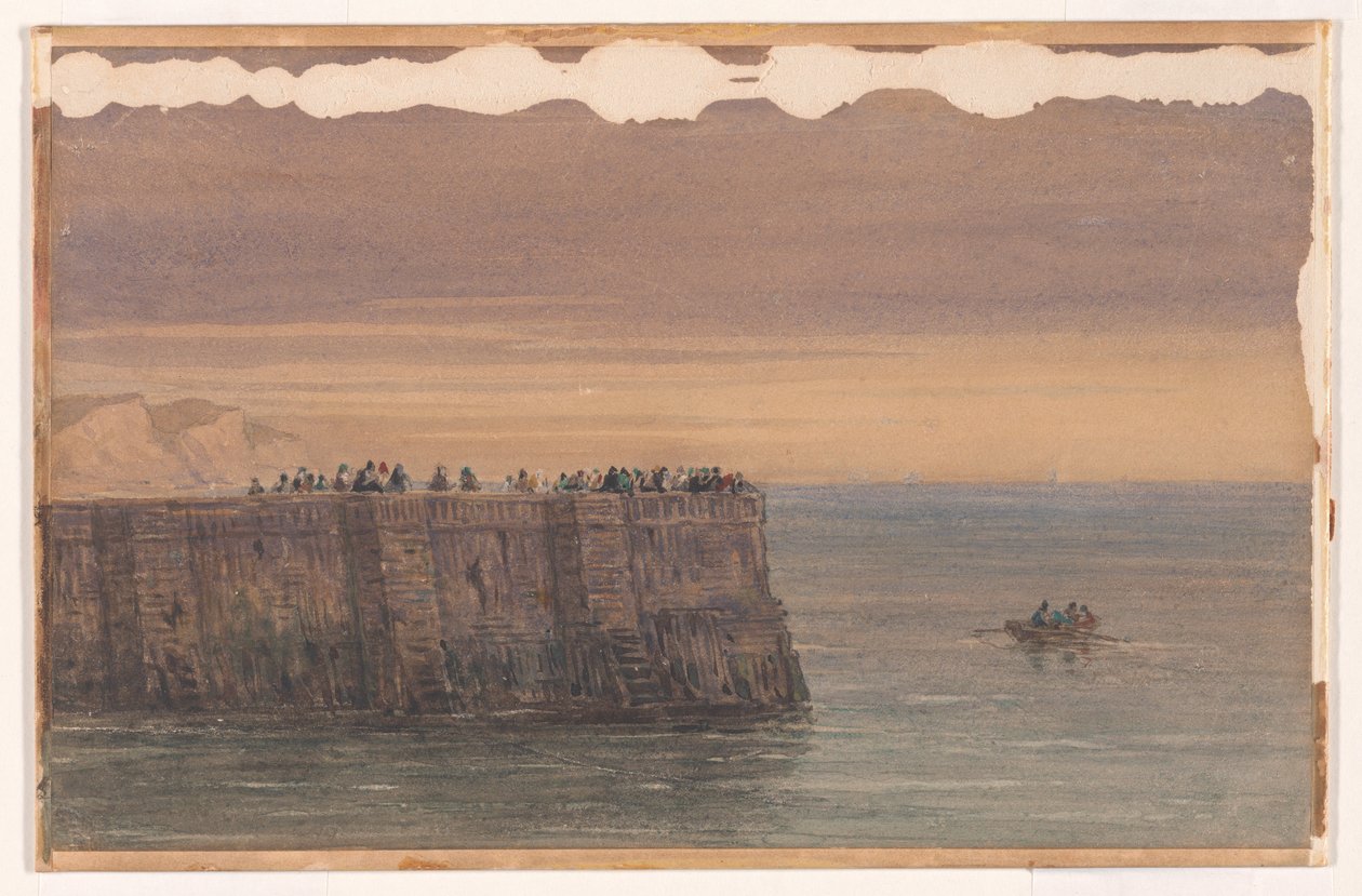 Cais de Dover, Kent de David Cox
