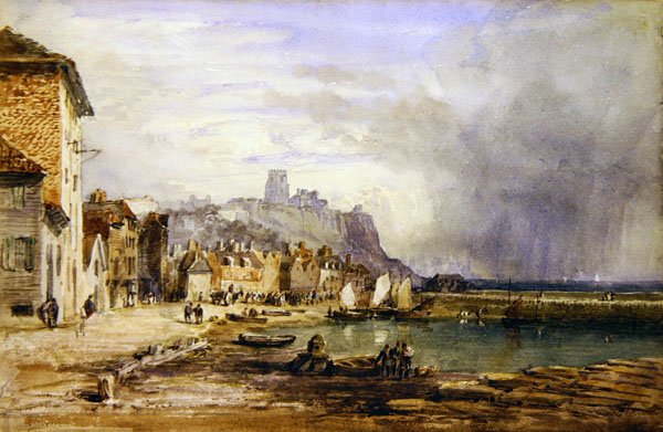 Folkestone (aguarela sobre papel) de David Cox
