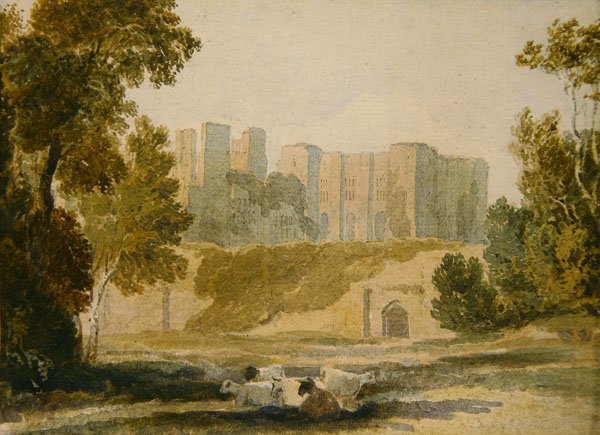 Castelo Kenilworth (aguarela sobre papel) de David Cox