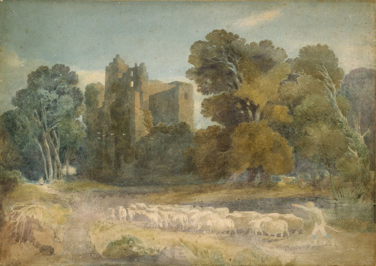 Castelo de Kenilworth em Warwickshire de David Cox