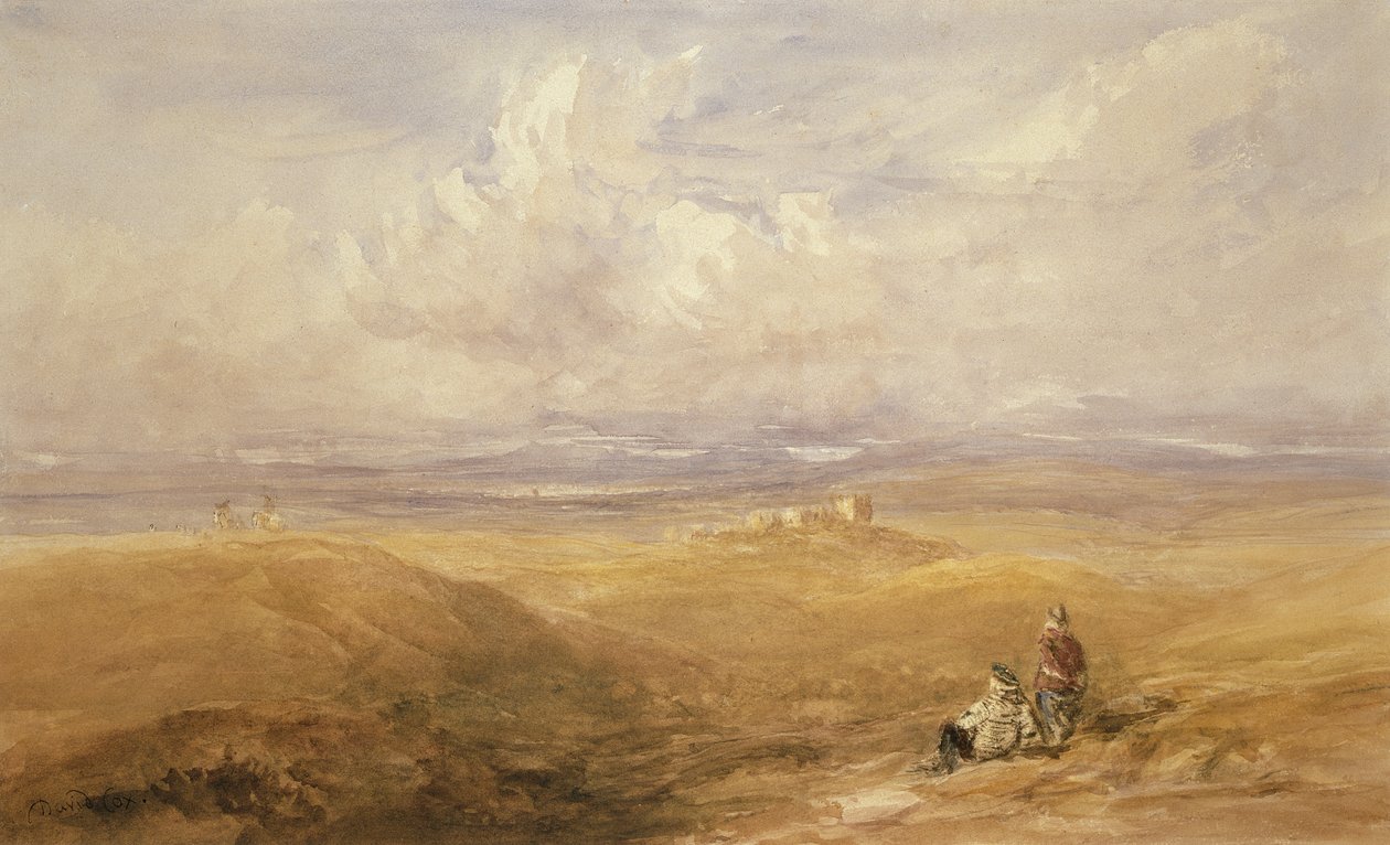 Castelo de Lancaster (wc no papel) de David Cox