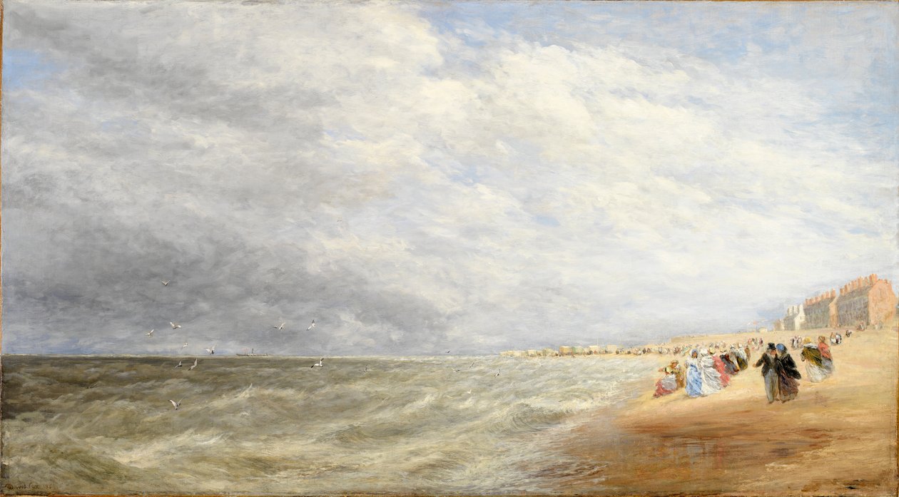 Areias de Rhyl, 1855 de David Cox