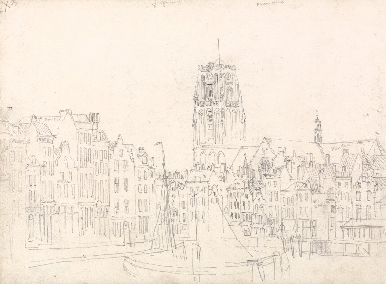 Roterdão: A Igreja de São Lourenço de David Cox