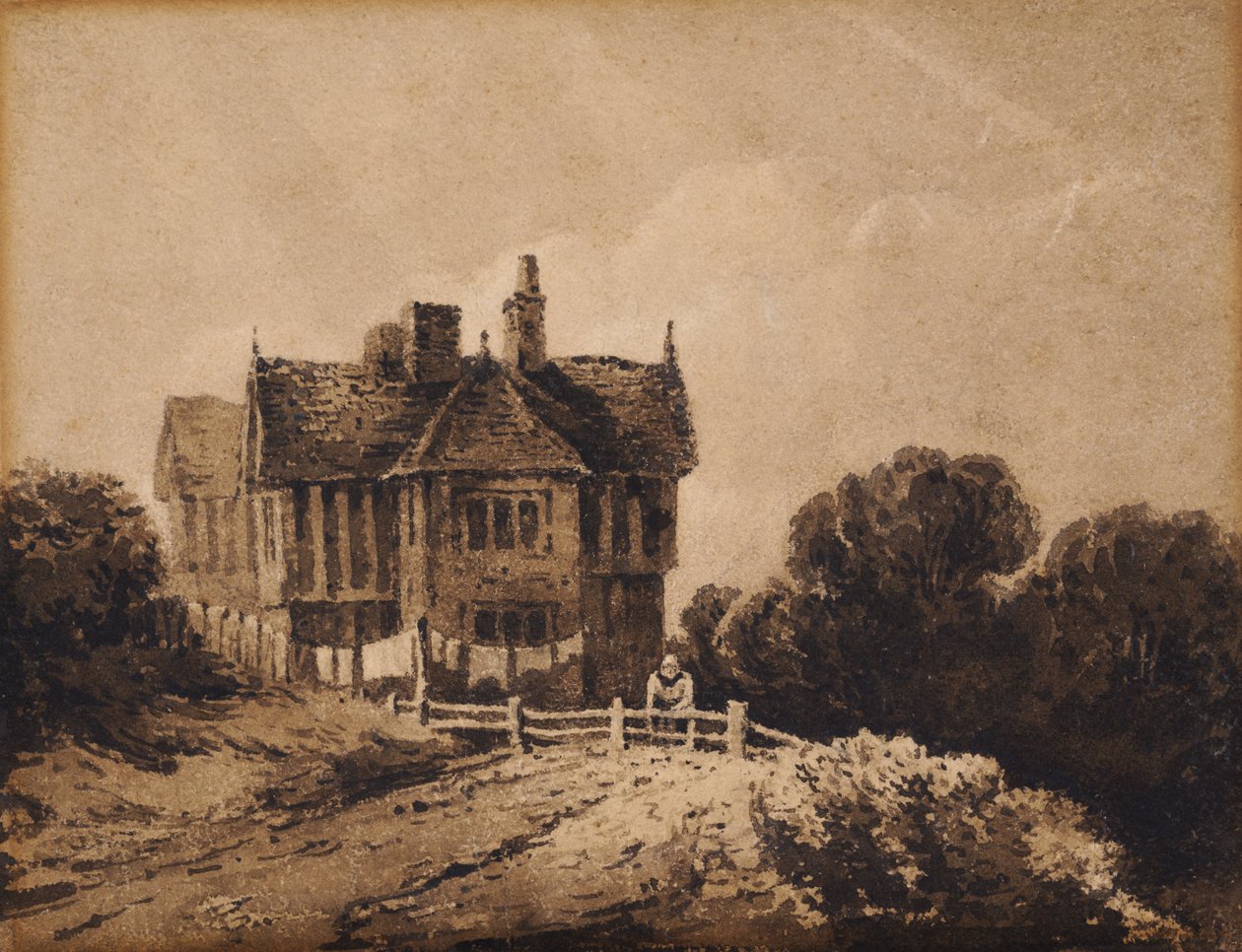 Estudo da casa antiga de David Cox