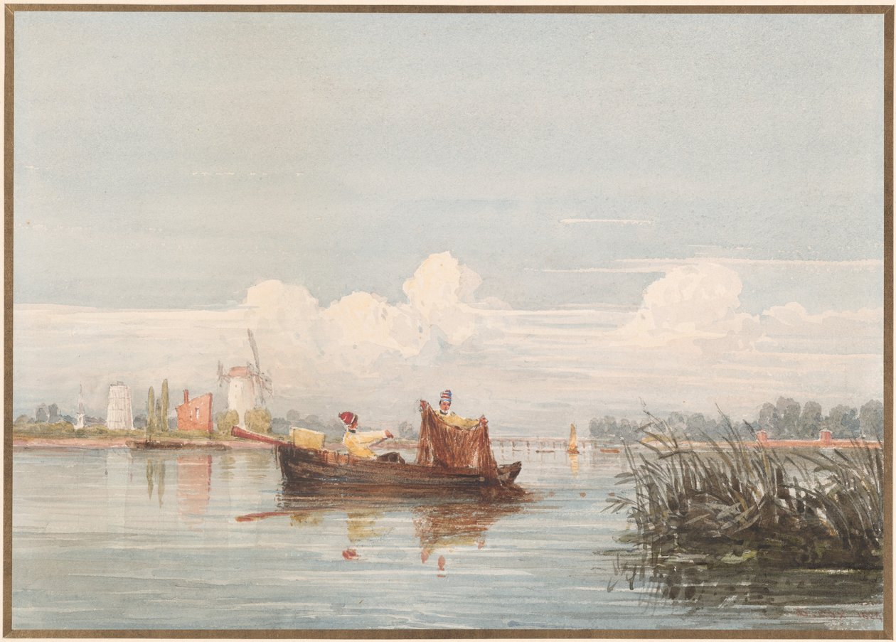 O Tamisa em Battersea de David Cox