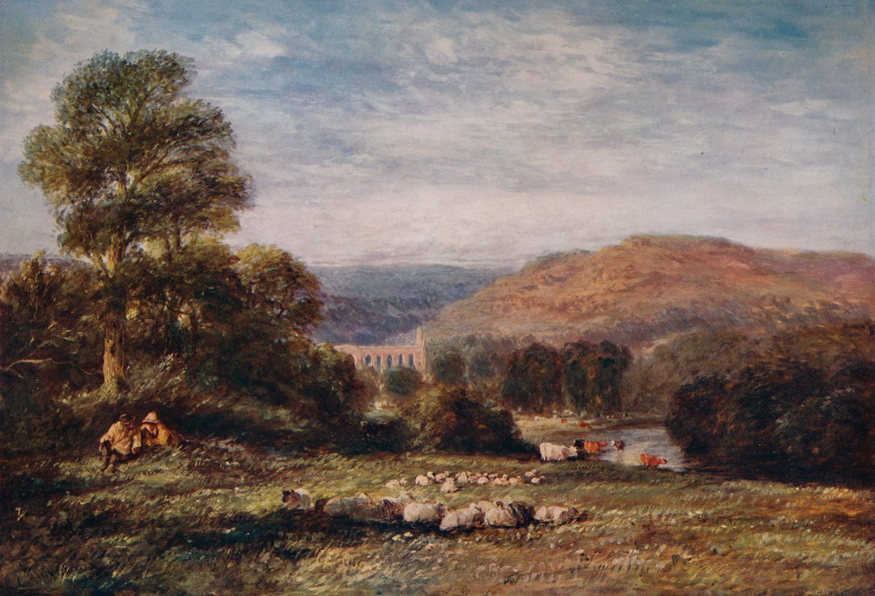 Abadia de Bolton, 1850 de David Cox the elder