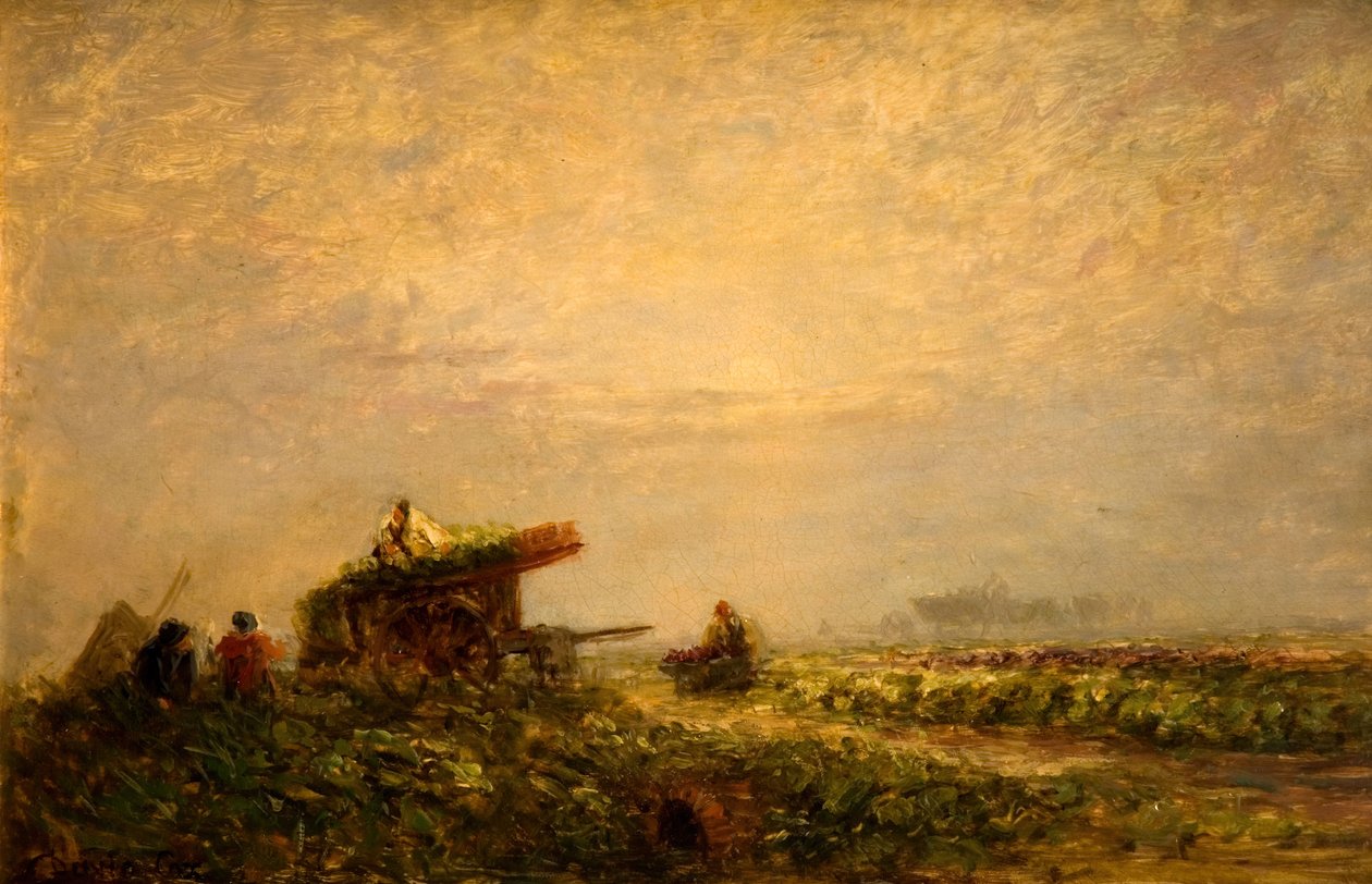 Jardineiros do mercado, 1849-1851. de David Cox the elder