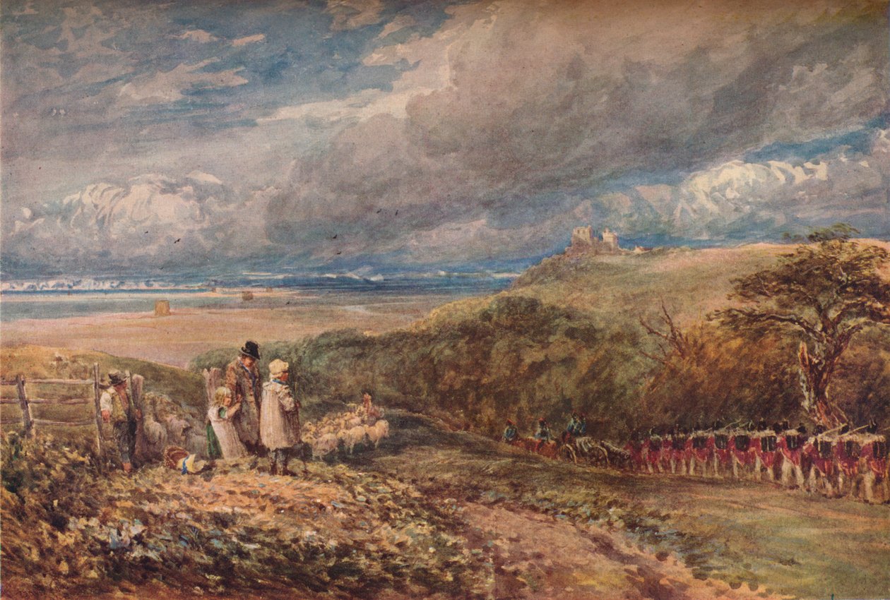 Paz e guerra, c1848 de David Cox the elder