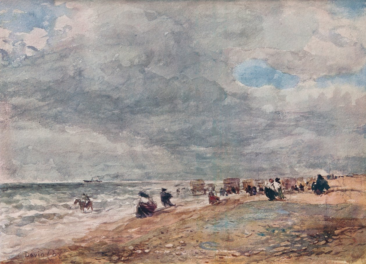 Areias de Rhyl, c1850 de David Cox the elder