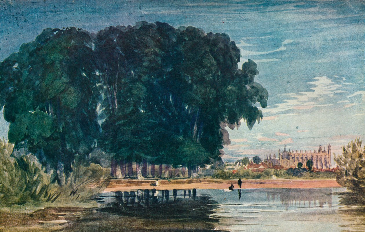 Os Brocas, Eton, meados do século XIX, 1930. de David Cox the elder