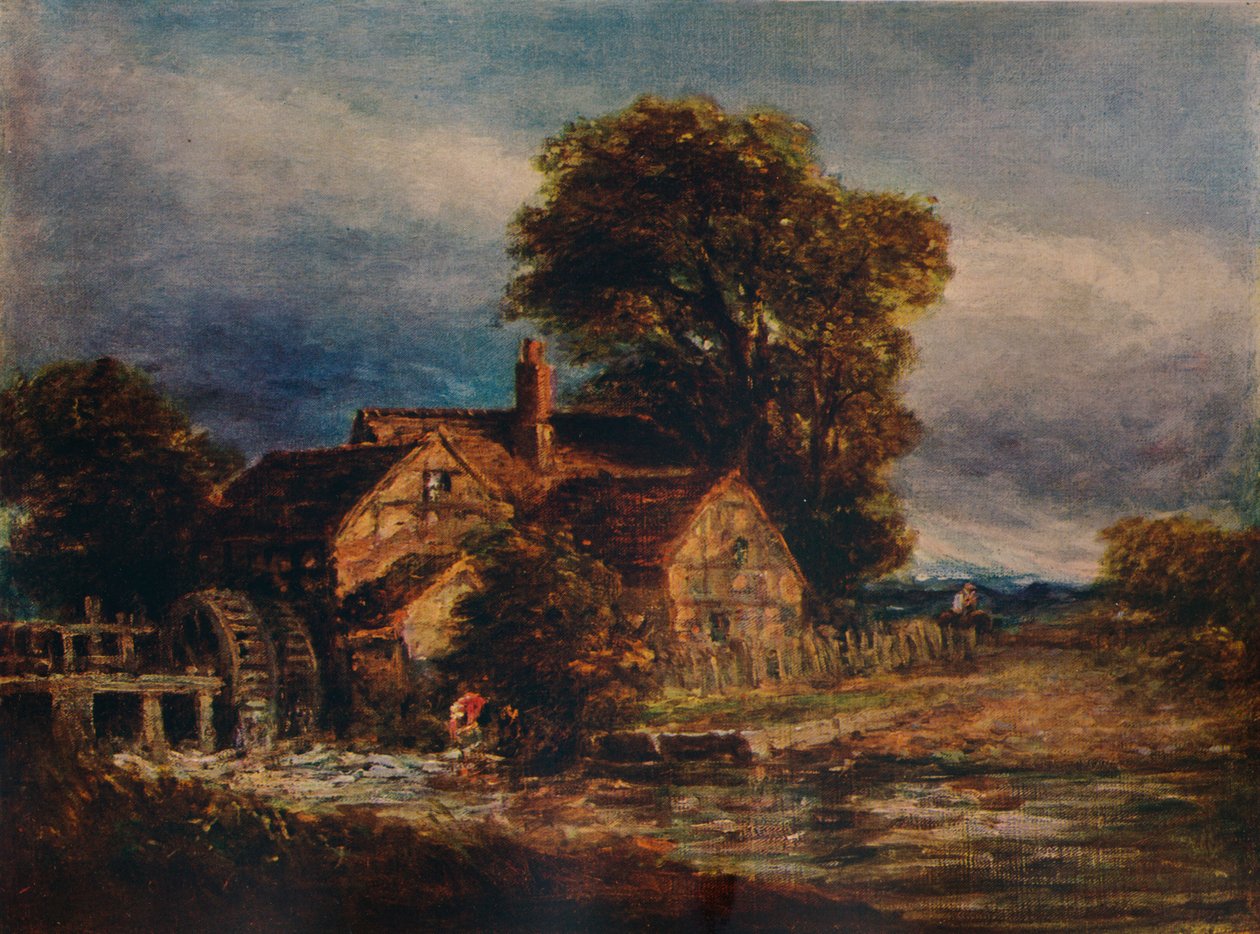A roda d&39;água, c1839 de David Cox the elder