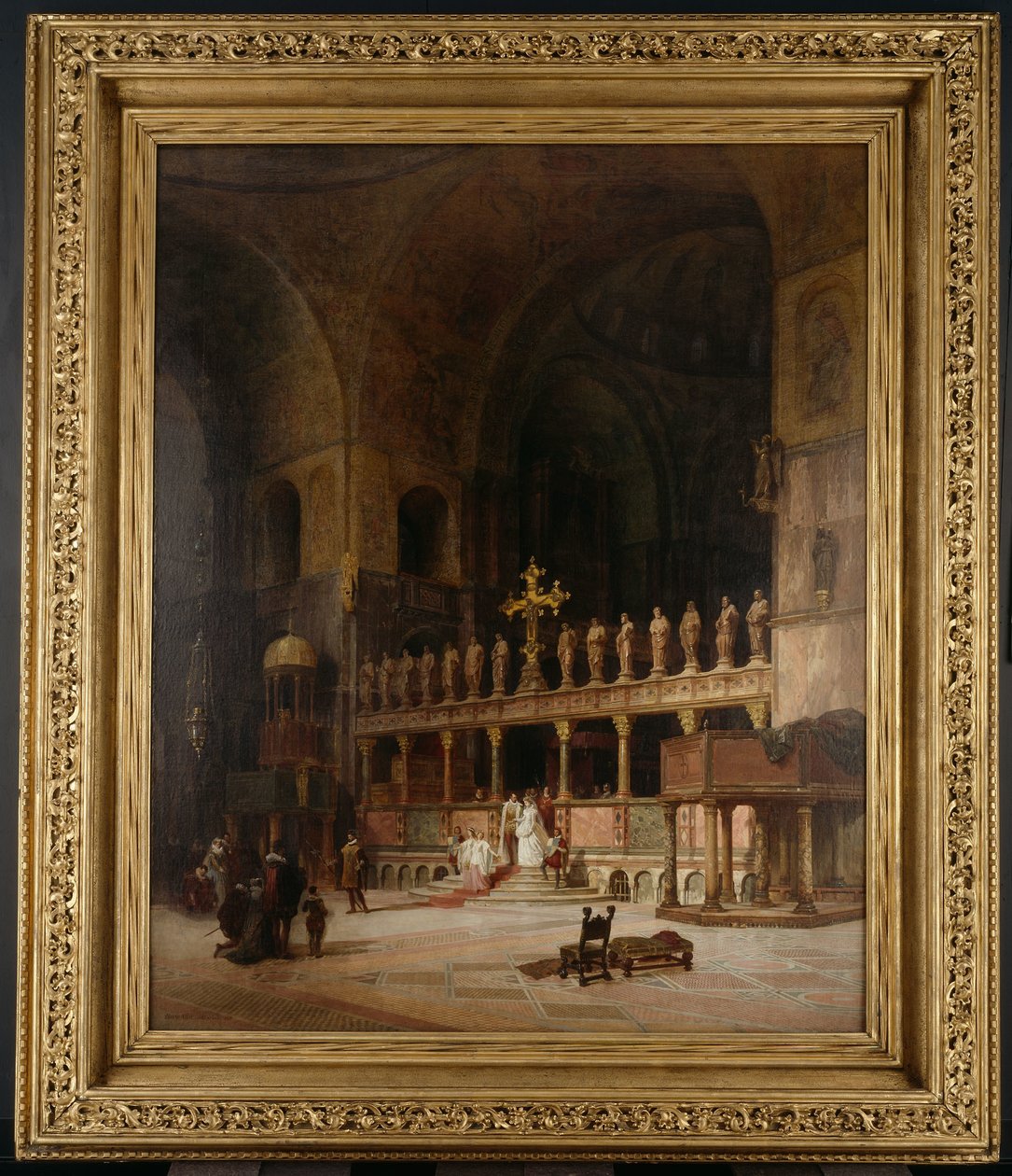 Interior de São Marcos, Veneza, 1869 de David Dalhoff Neal