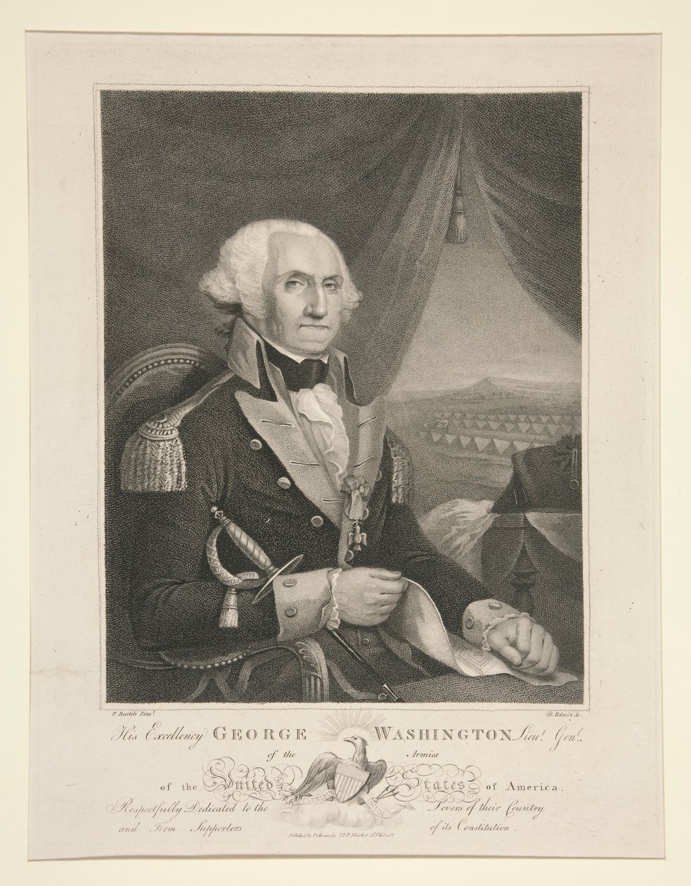 Sua Excelência George Washington Lieu.t Gen.l de David Edwin