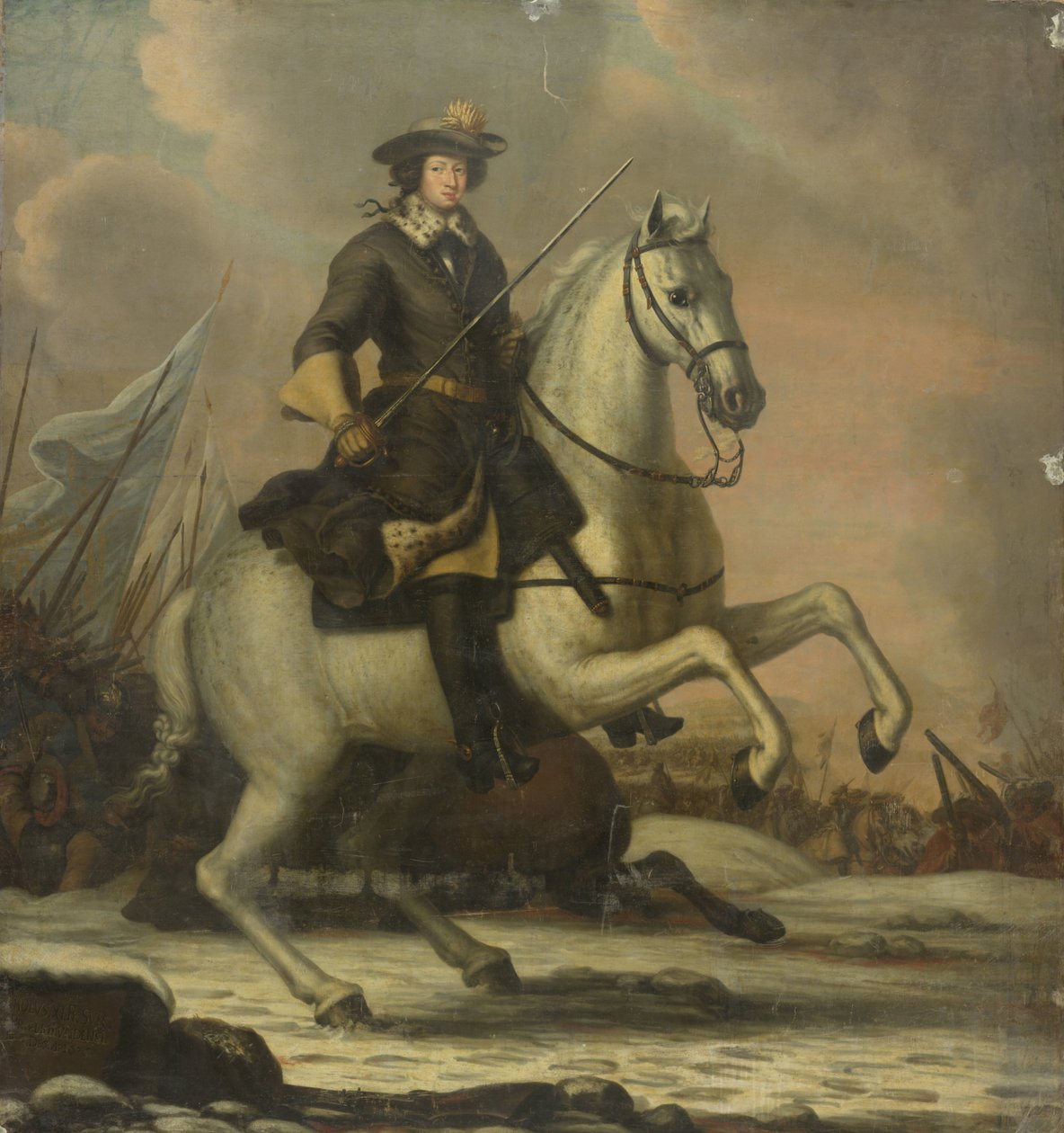 Carlos XI (1665-97), Rei da Suécia de David Ehrenstrahl