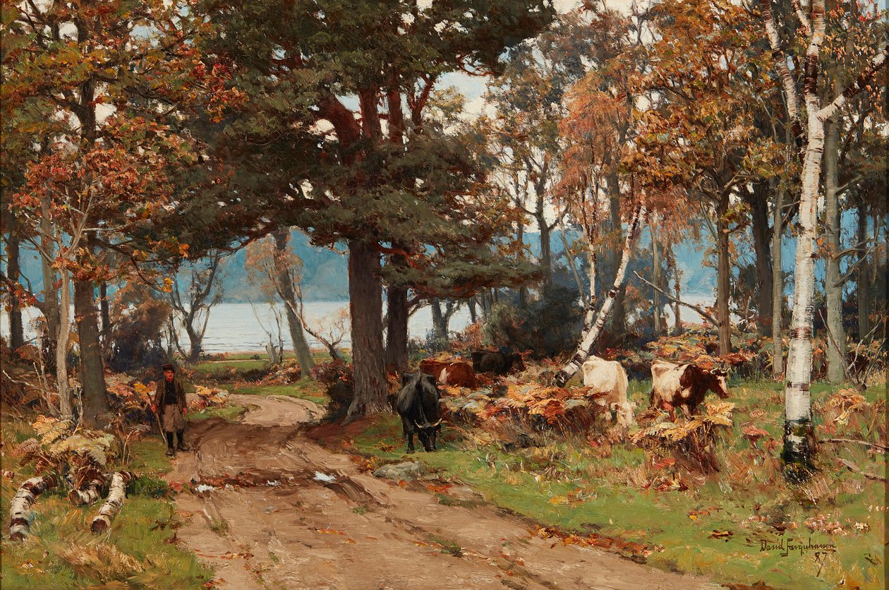 O Pé de Ben Lomond (óleo sobre tela) de David Farquharson