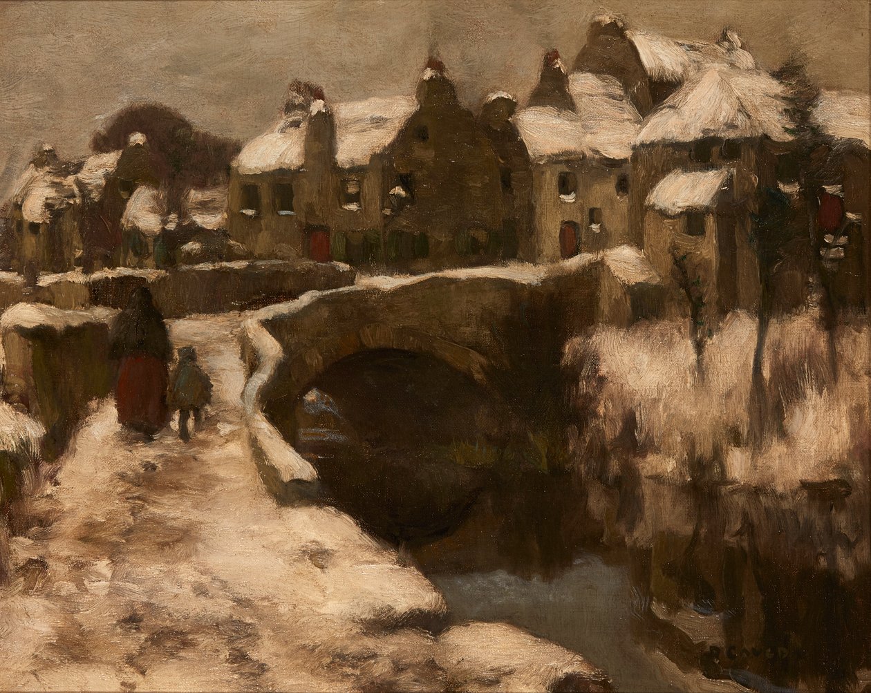 Dunlop, Inverno (óleo sobre tela) de David Gauld