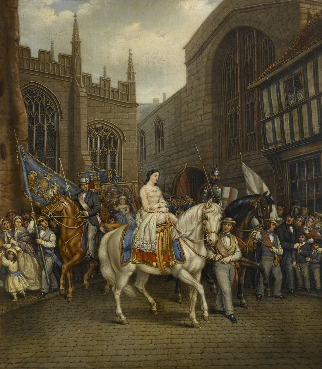 Procissão de Lady Godiva, Coventry, 1867 de David Gee