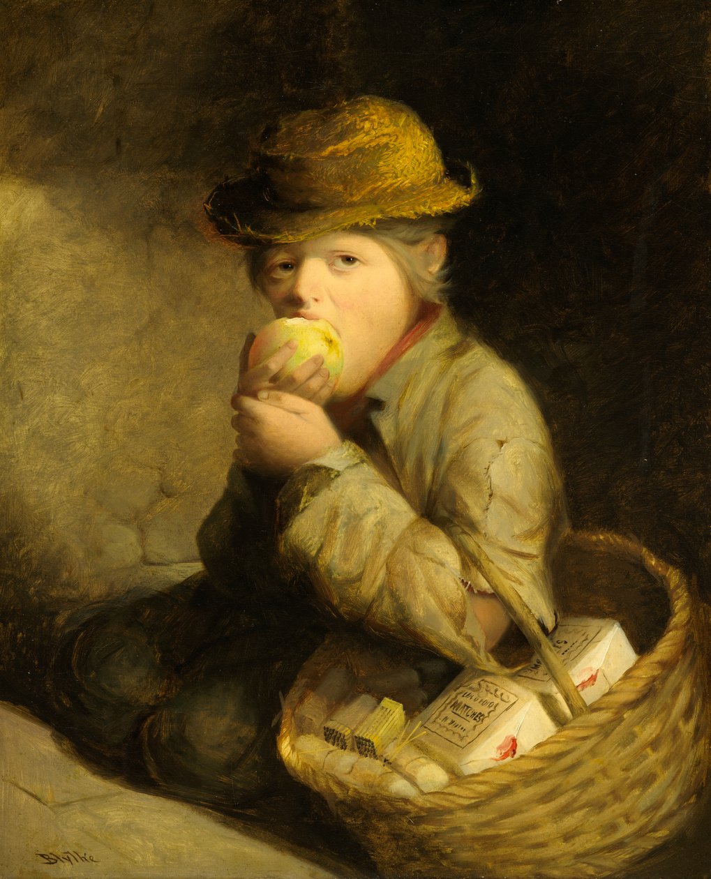 A Match Seller, c.1859 (óleo sobre tela) de David Gilmour Blythe