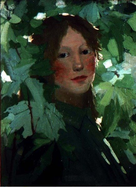 Cabeça de uma menina de David Gould