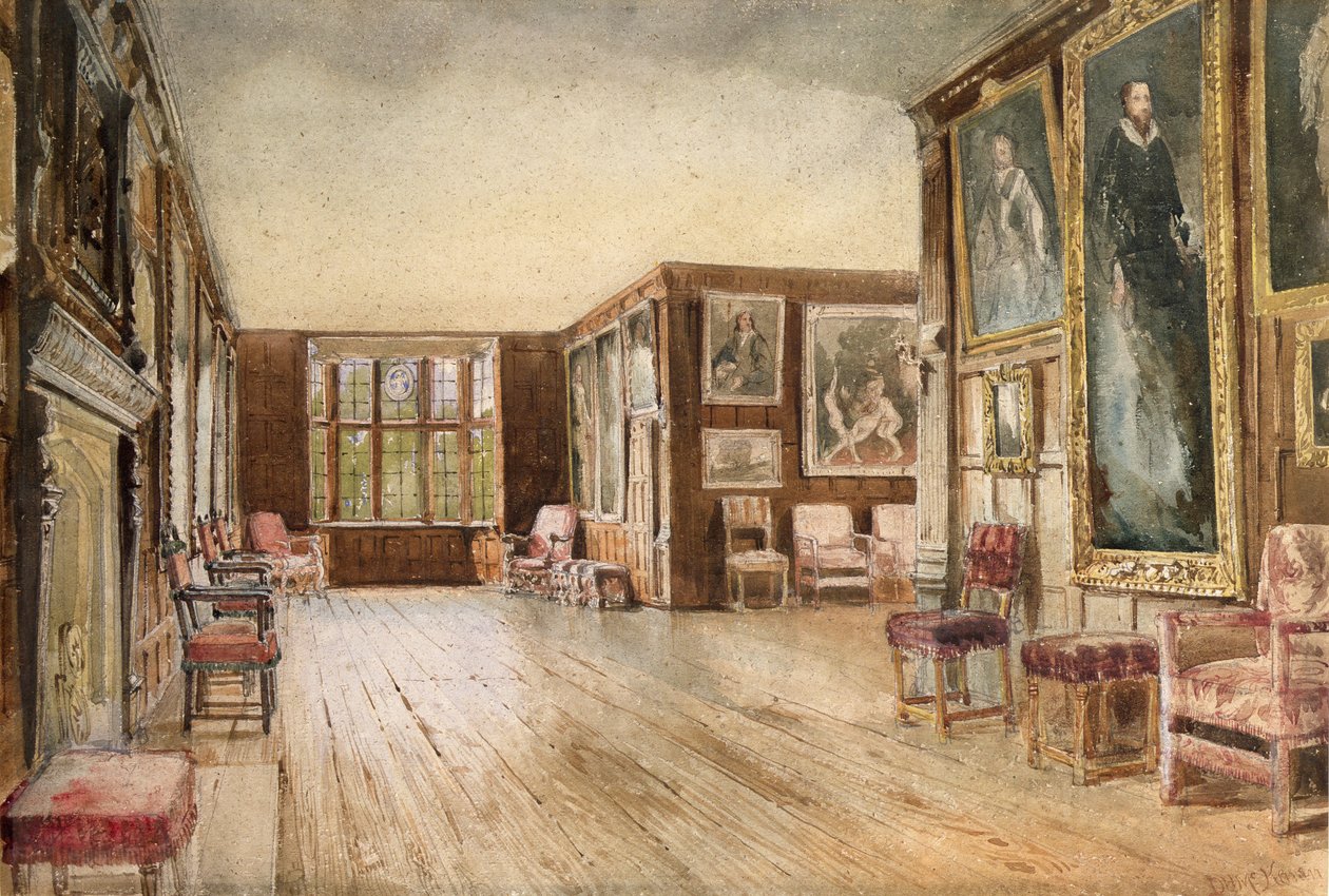 A Galeria Leicester, Knole House de David Hall McKewan