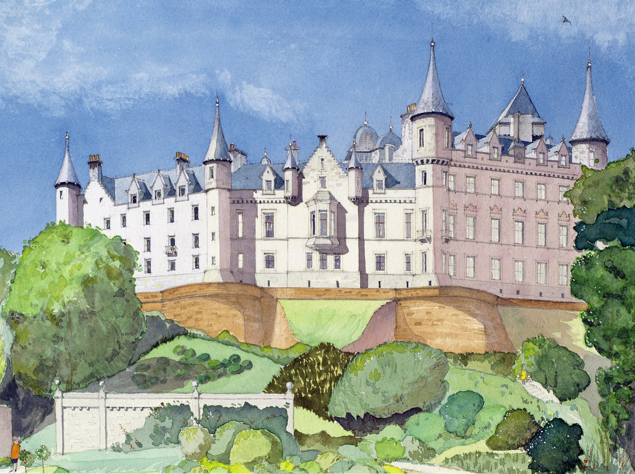 Castelo Dunrobin, 1996 (wc) de David Herbert