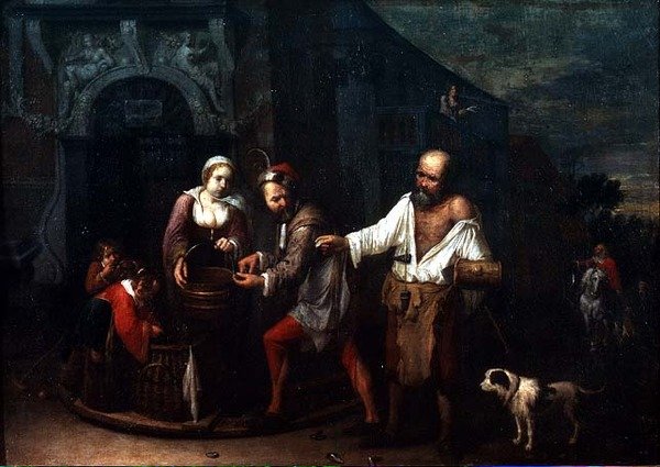 O vendedor de mexilhões de David III Ryckaert
