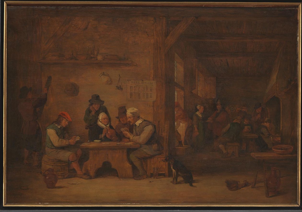 Interior de uma pousada de David I Teniers