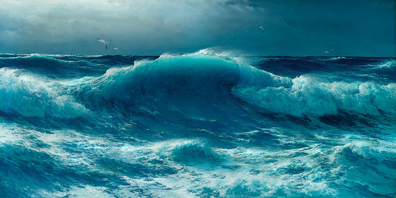 Atlantic roll, 1895 de David James