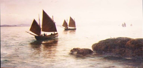 Pesca ao largo da costa de Penzance de David James