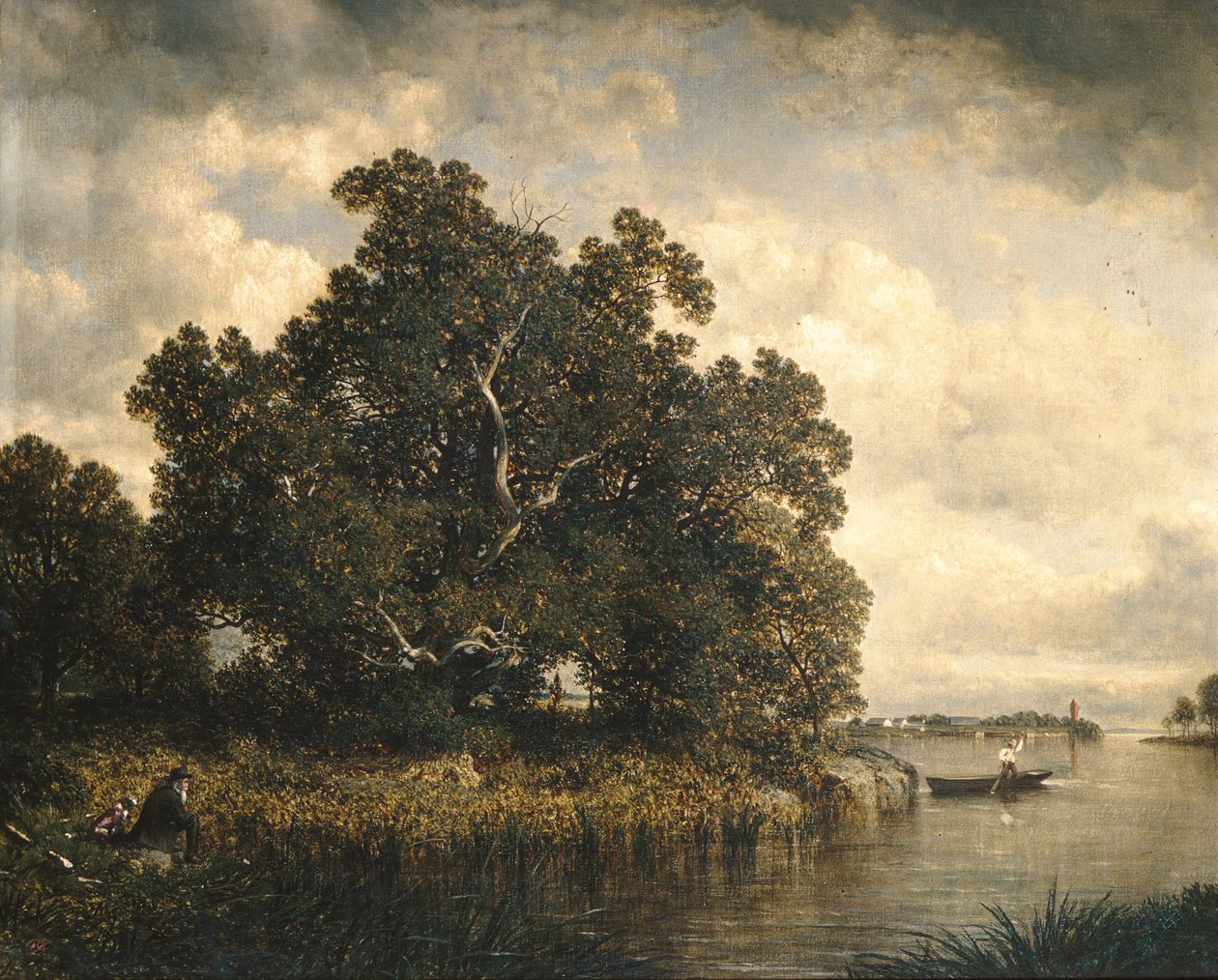 Bayside, New Rochelle, Nova York, 1886. de David Johnson