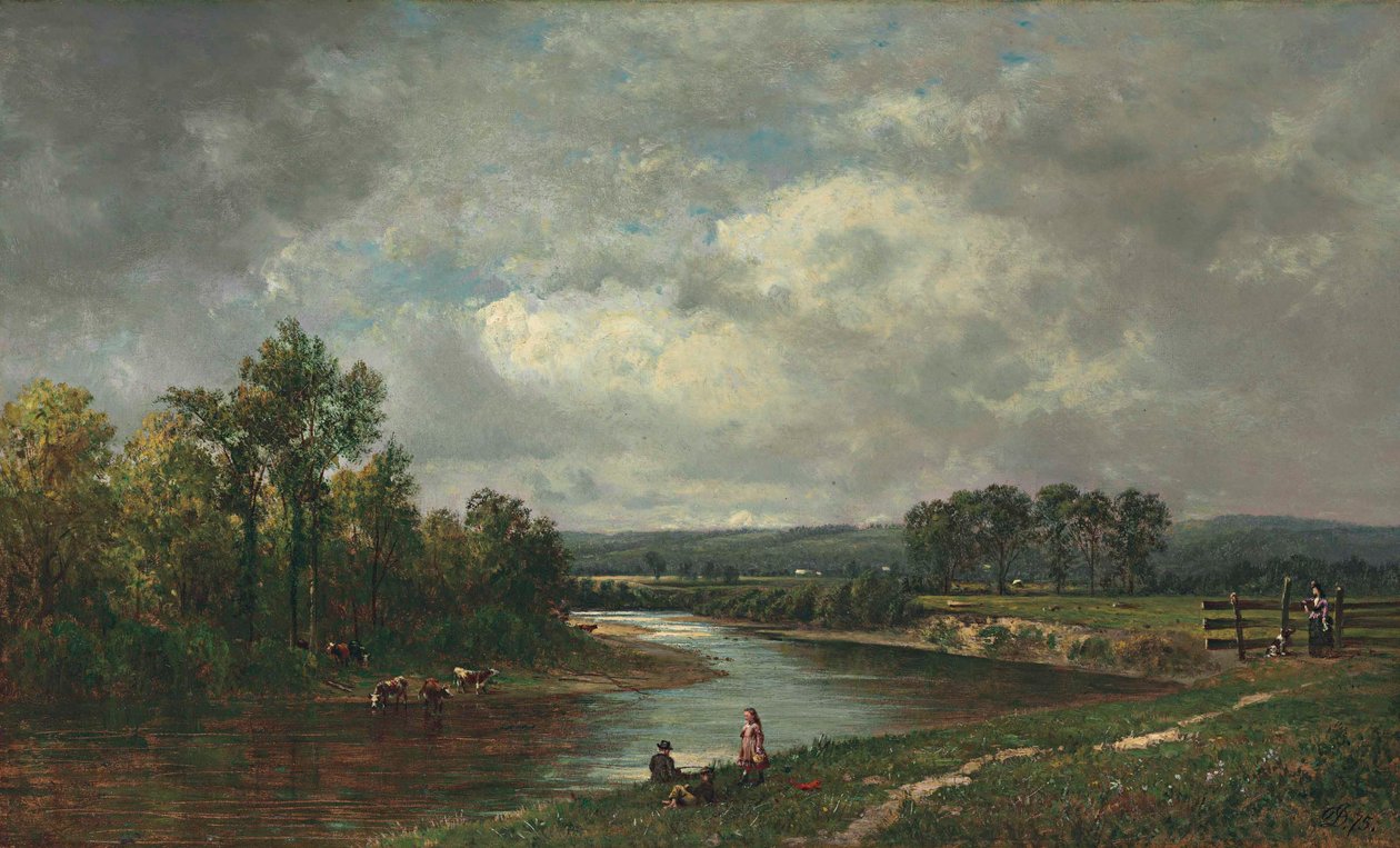 Rio Connecticut em South Lancaster, New Hampshire de David Johnson