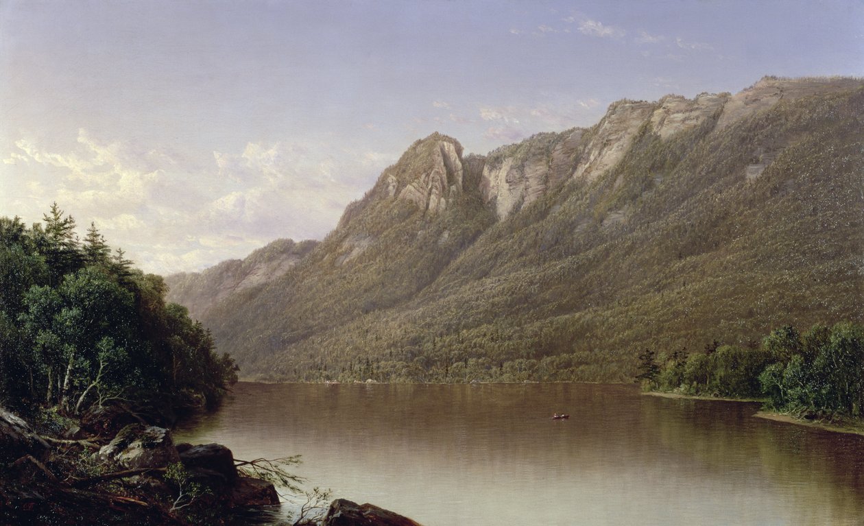 Penhasco da águia, entalhe de Franconia, New Hampshire de David Johnson