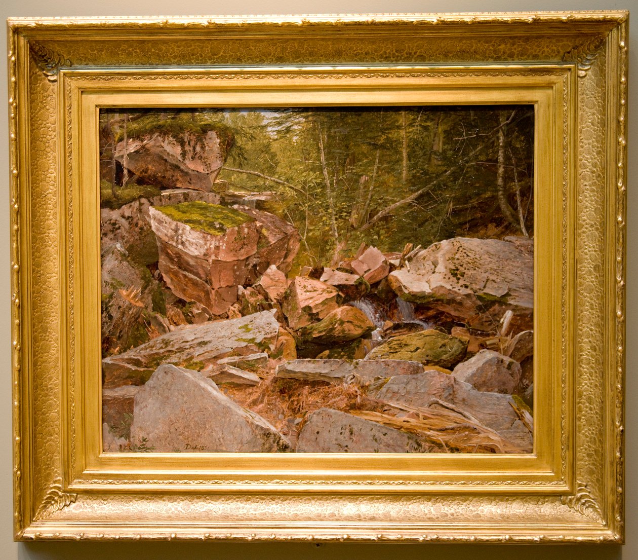 Estudo, North Conway, New Hampshire, 1851. de David Johnson