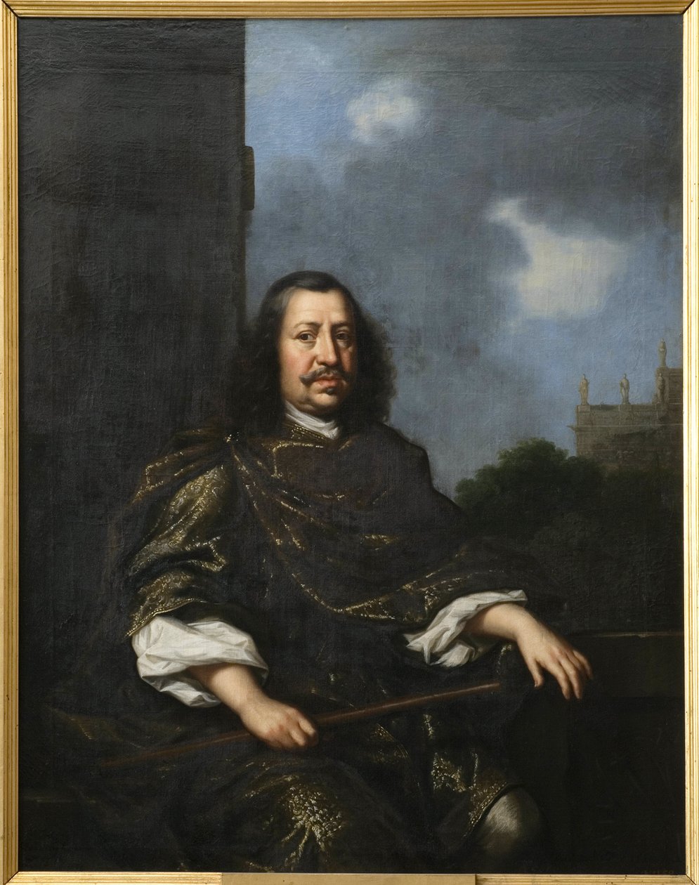 Frederic III de Holstein Gottorp - Retrato do Duque Frederick III de Holstein-Gottorp (1597-1659), de Ehrenstrahl, David Kloecker (1629-1698). Óleo sobre tela. Dimensão: 152x120 cm. Museu Nacional de Estocolmo de David Klöcker Ehrenstrahl