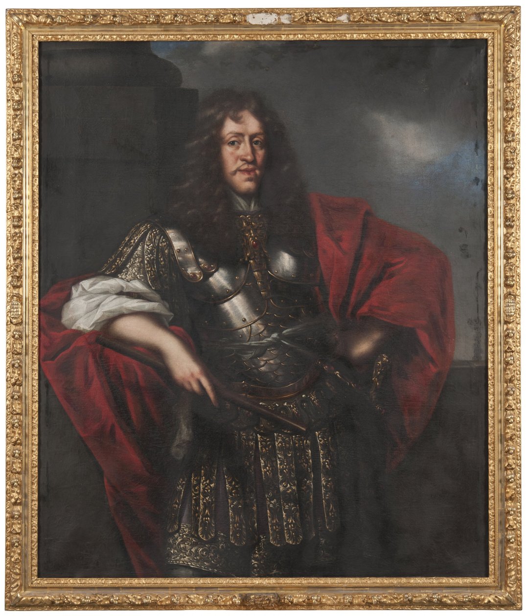 Adolf Johan t.e. (1629-1689), conde palatino de Zweibrücken, duque de Stegeborg, casado com 1. Elsa Beata Brahe, 2. Elsa Elizabet Brahe de David Klöcker Ehrenstrahl