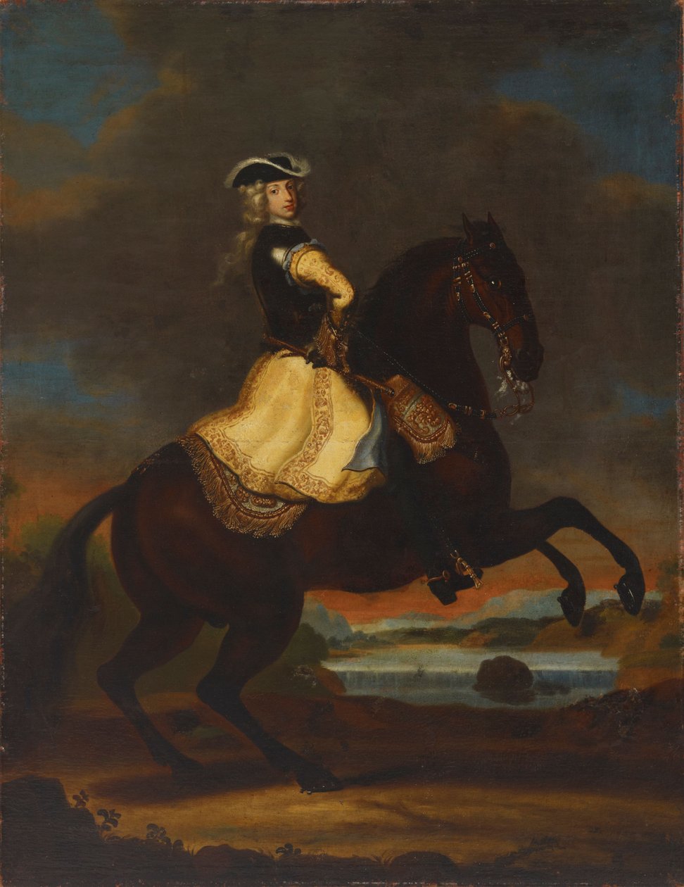 Carlos XII, rei da Suécia de David Klöcker Ehrenstrahl