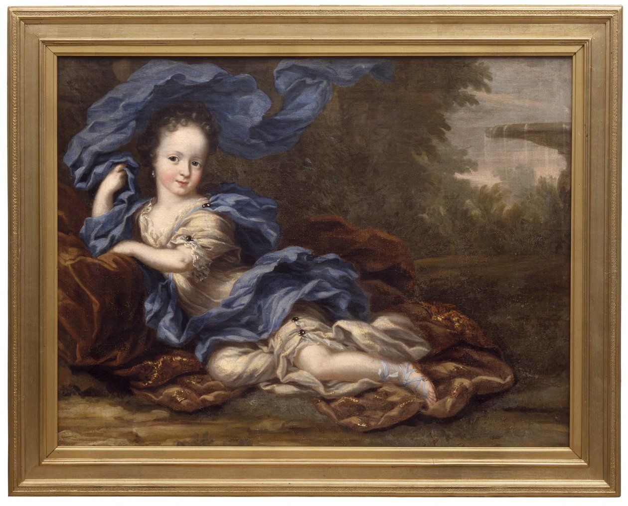 Hedvig Sofia, 1681-1708, princesa da Suécia, duquesa de Holstein-Gottorp de David Klöcker Ehrenstrahl