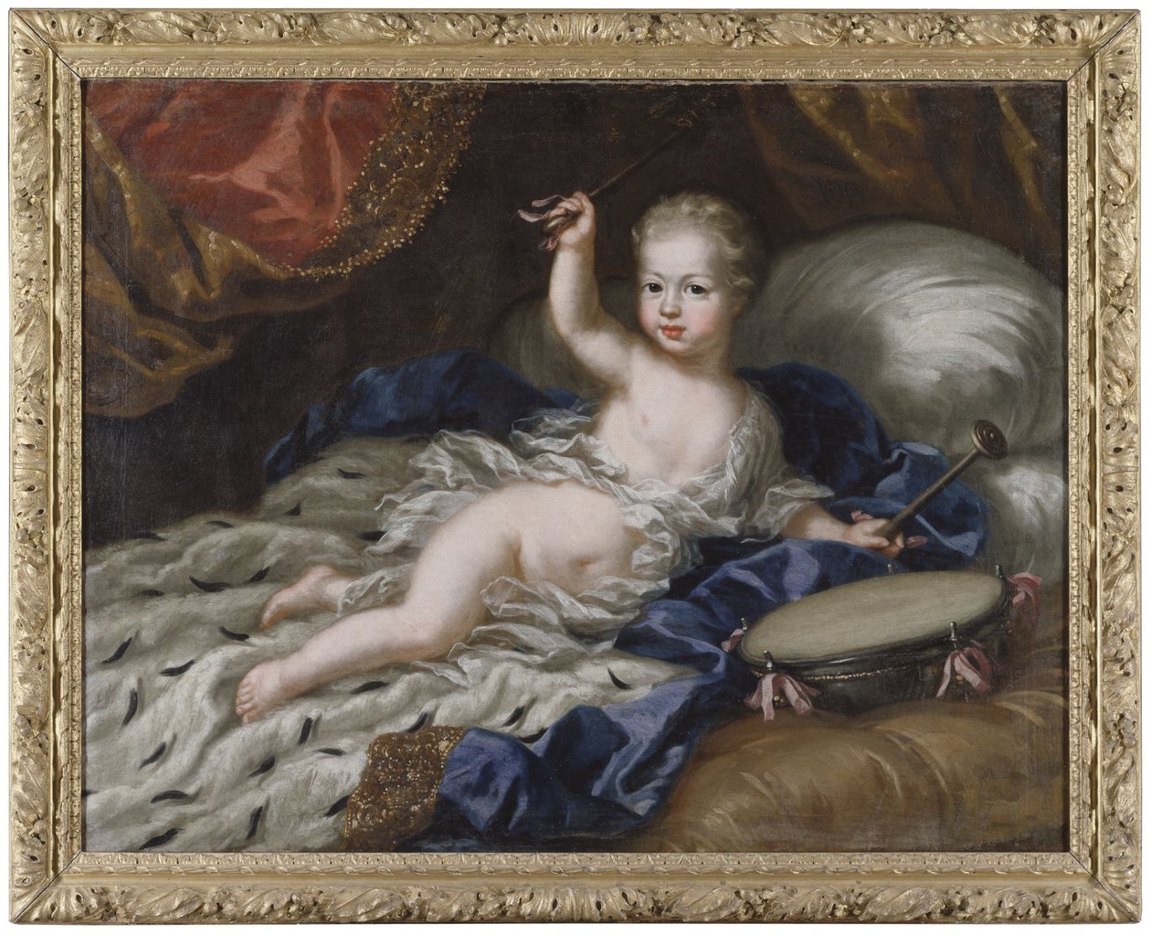 Carlos XII em criança, 1682-1718, rei da Suécia de David Klöcker Ehrenstrahl