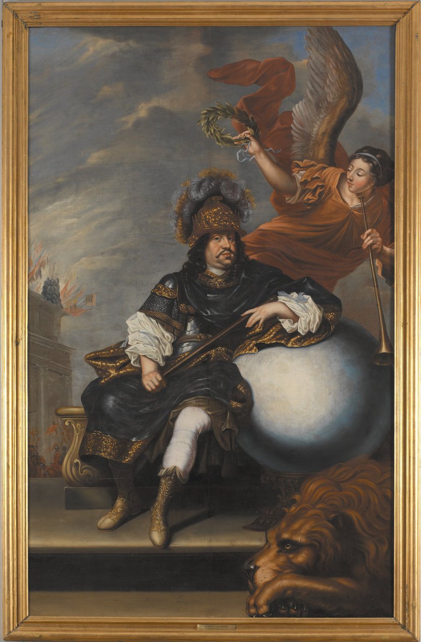 Carlos X Gustavo, 1622-1660, rei da Suécia de David Klöcker Ehrenstrahl
