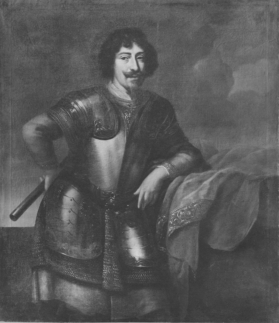 Homem desconhecido, possivelmente Johan Adolf, duque de Holstein-Sonderburg-Plön de David Klöcker Ehrenstrahl